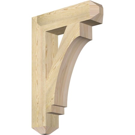 Ekena Millwork Imperial Craftsman Rough Sawn Bracket, Douglas Fir, 6"W x 26"D x 38"H BKT06X26X38IMP04RDF
